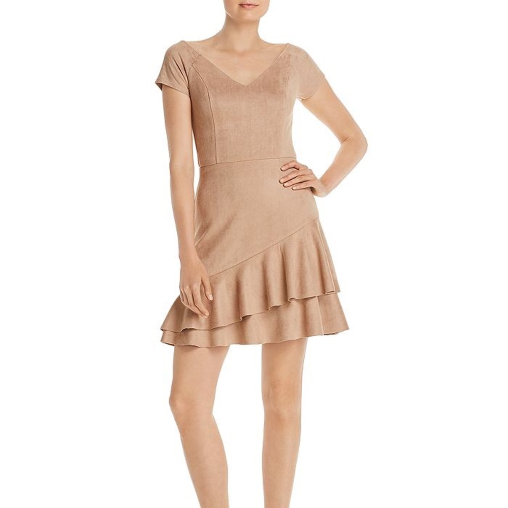 Aqua Suede Dress